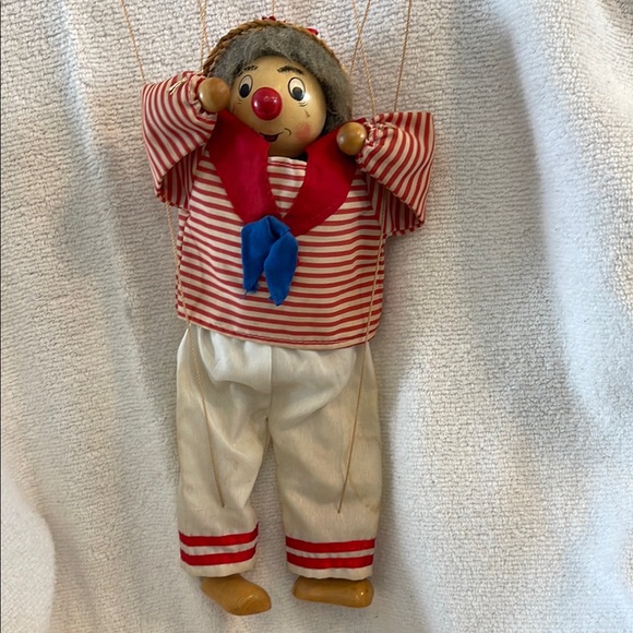 Vintage Marionette Puppet with Sailor OutfitEUC
